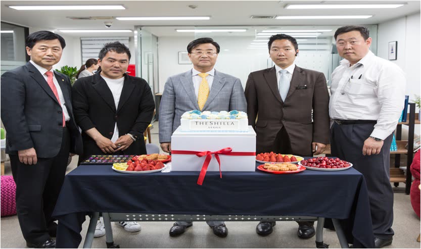 (주)한국에스웨이 신라사업소 휴게실 개소식 개최
