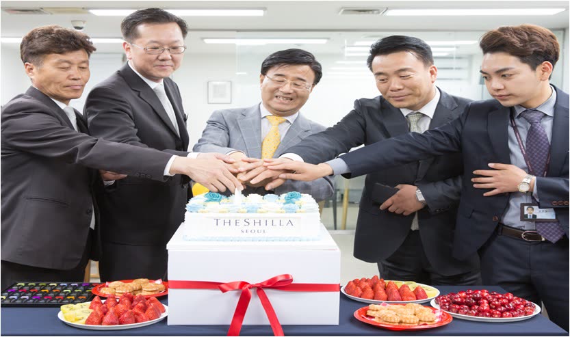 (주)한국에스웨이 신라사업소 휴게실 개소식 개최
