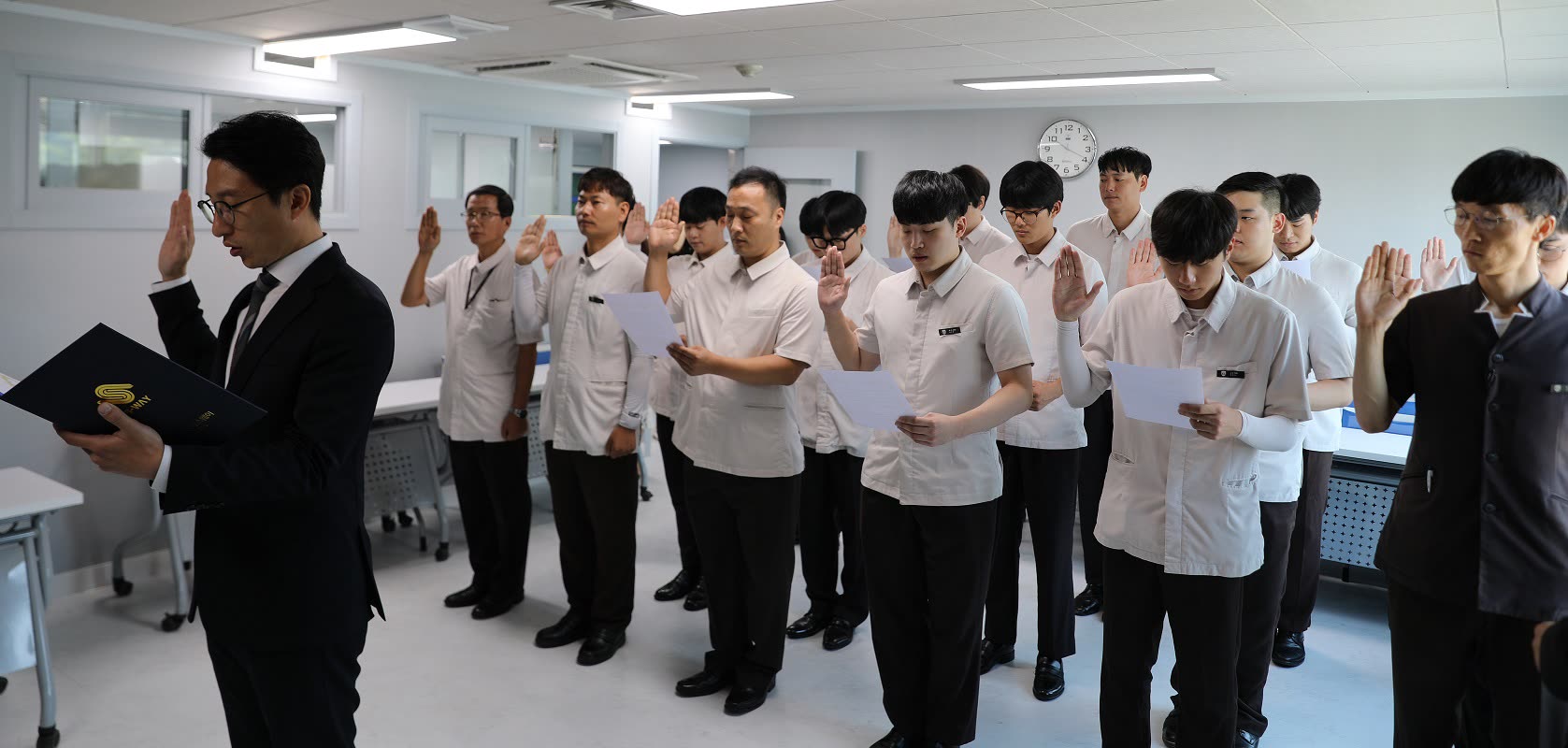 S호텔 및 면세점 주차안전관리팀 발대식 진행